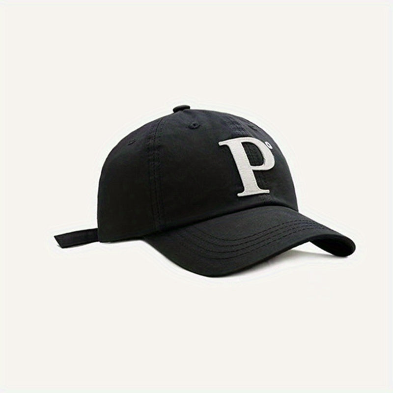 Unisex Sunshade Adjustable Baseball Cap Outdoor Sport P Embroidery
