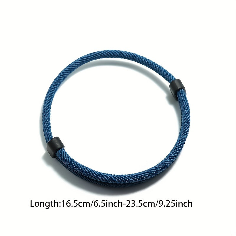 Men's Braided Cord Bracelet for Everyday Wear