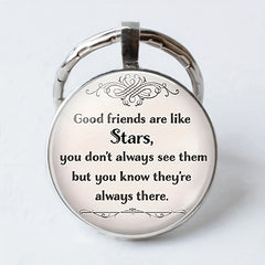 Retro English Keychain For Men Bag Purse Accessories For Men