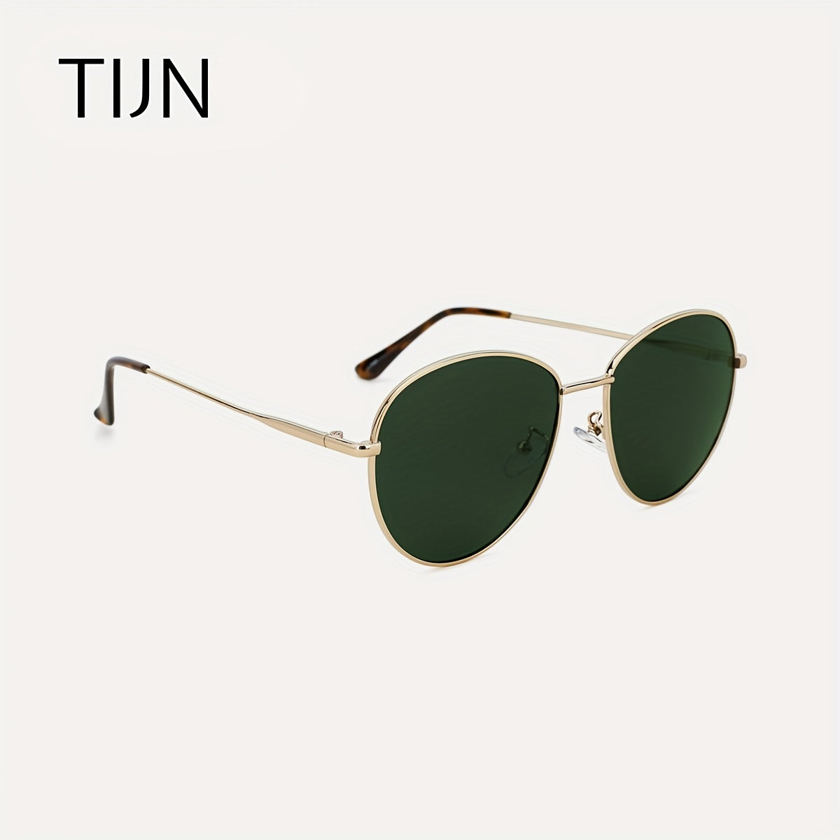 TIJN Polarized Round Sunglasses For Women UV400 Sun Shades Glasses