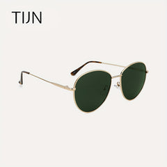 TIJN Polarized Round Sunglasses For Women UV400 Sun Shades Glasses