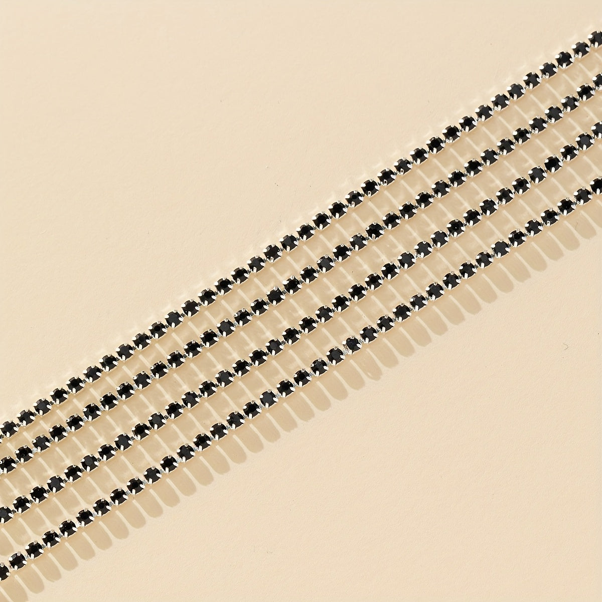 Water Diamond Chain 17-inch for Nail Shoe Clothing Decoration