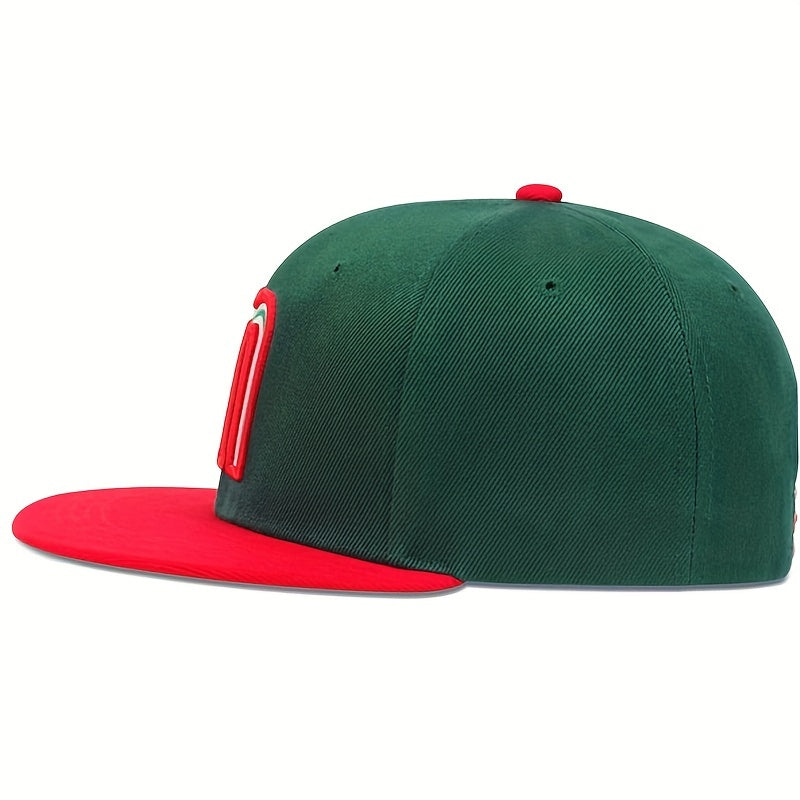 M Embroidery Snapback Hat Unisex Baseball Cap Block Sunshade Dad Hats