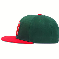 M Embroidery Snapback Hat Unisex Baseball Cap Block Sunshade Dad Hats