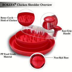 Chicken Shredder Dishwasher Safe Meat Shredder Tool for Pulled Pork Beef & Chick
