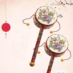 Baby Hand Rattle Drum Safe And Auspicious