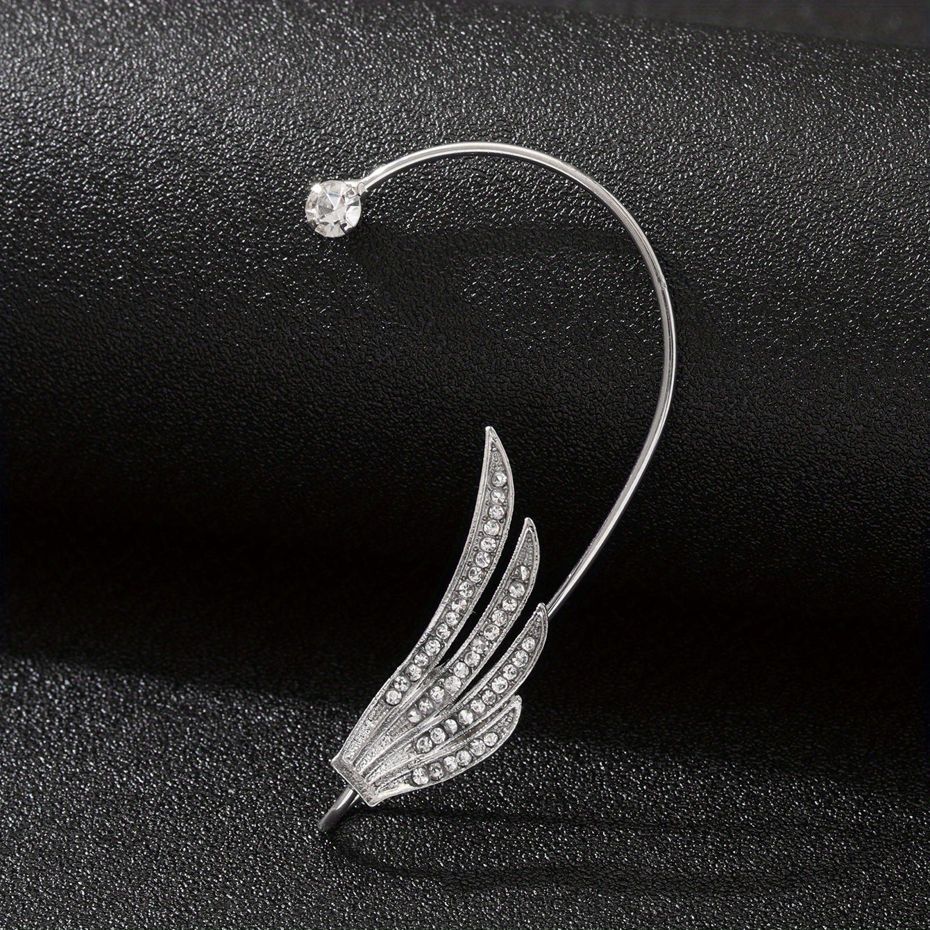 Zircon Wing Ear Clips High End Ear Bone Earrings