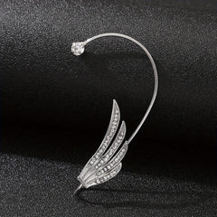 Zircon Wing Ear Clips High End Ear Bone Earrings