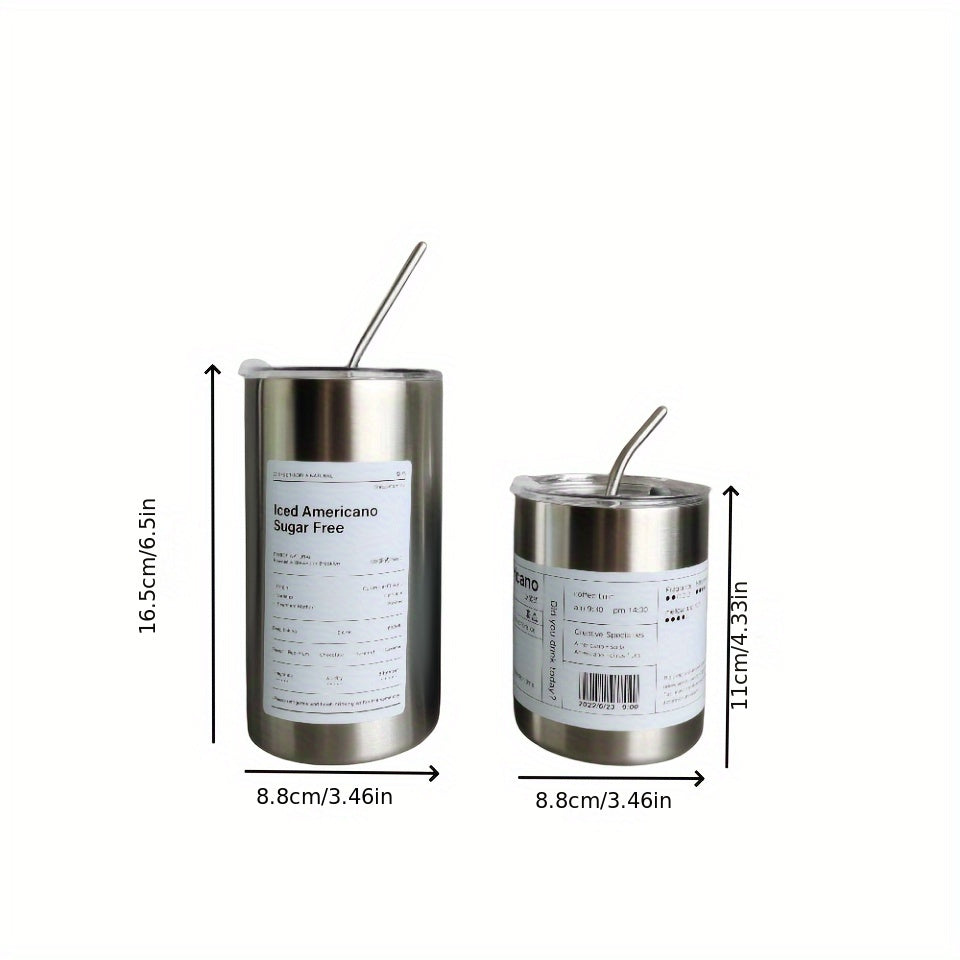 Double Layer Vacuum Water Cup 20oz Leakproof Stainless Steel Coffee Cup