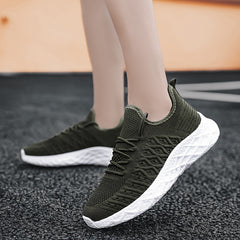 Women's Solid Running Shoes Soft Comfortable Casual Wear Non Slip Breathable