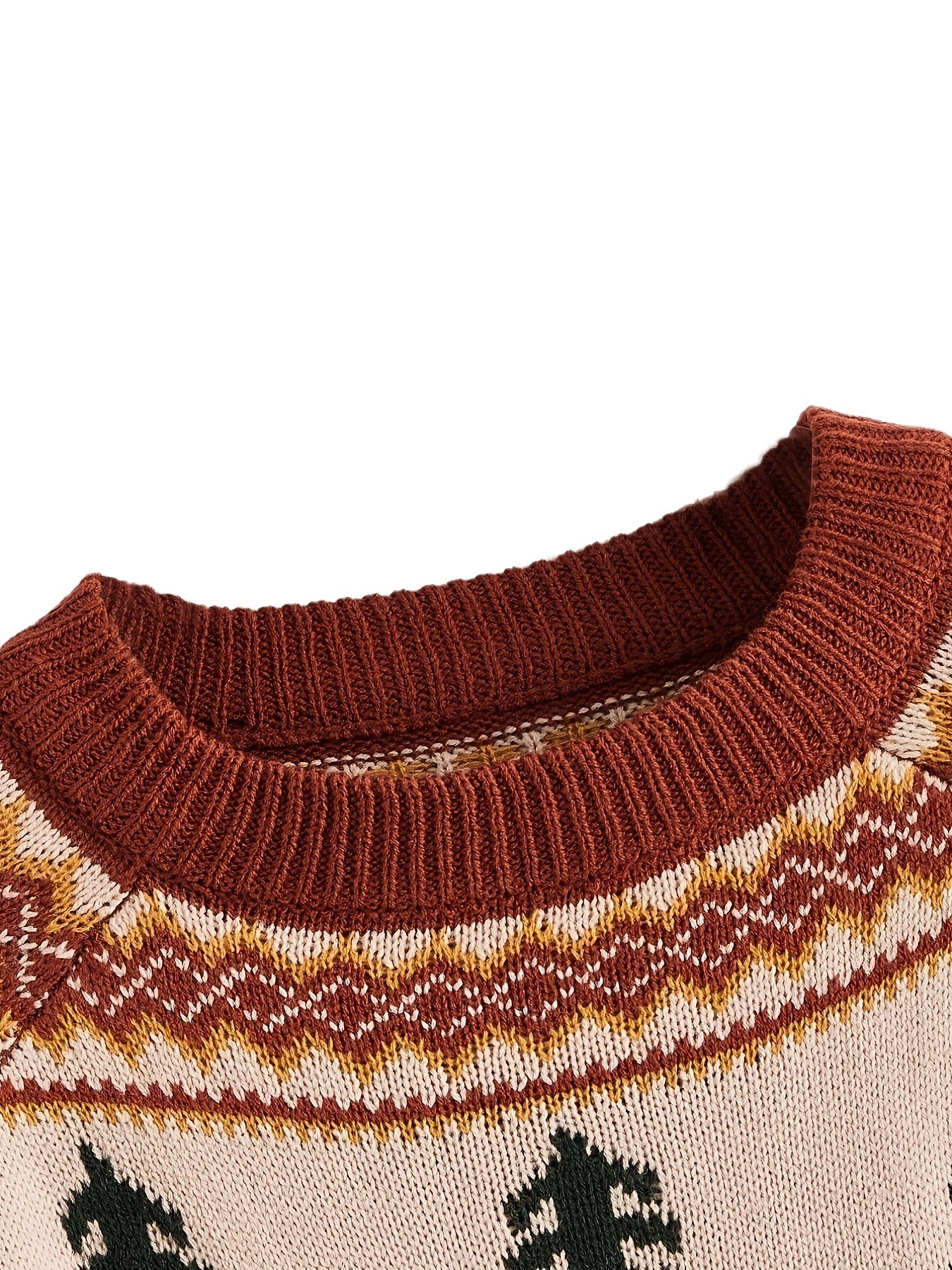  Christmas Jacquard Sweater Women's Pullover
