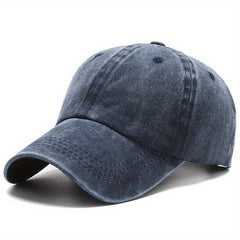 Vintage Hip Hop Baseball Cap Washed Distressed Unisex Denim Sun Hat