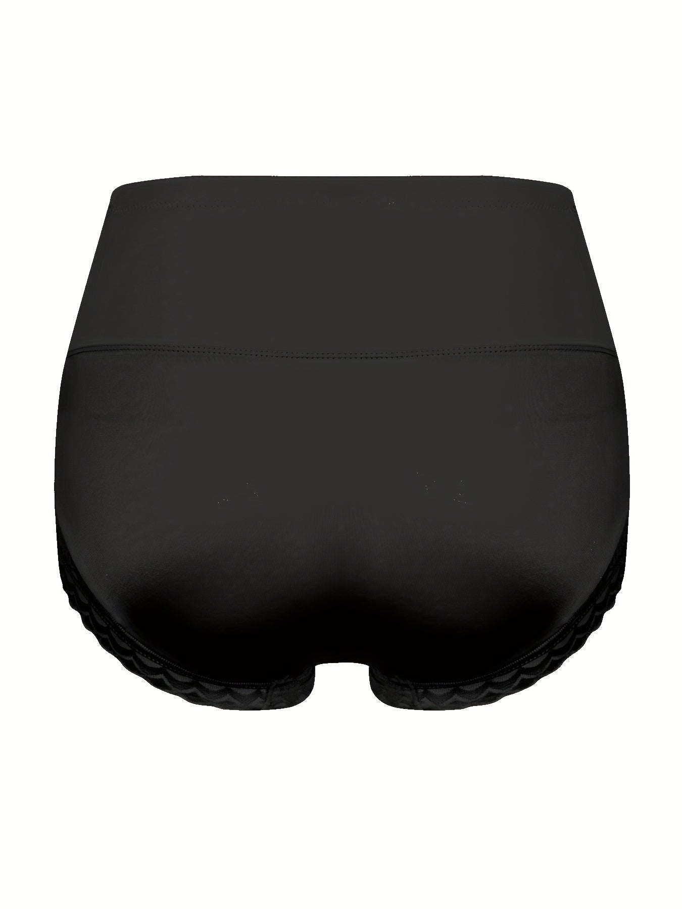 Contrast Lace Trim High Rise Tummy Control Shapewear Boy Shorts