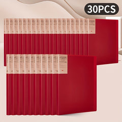 30pcs Retro A4 File Storage Folder Document Layer File Folder