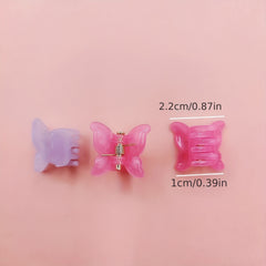 30pcs Mini Butterfly Hair Clips for Women and Girls