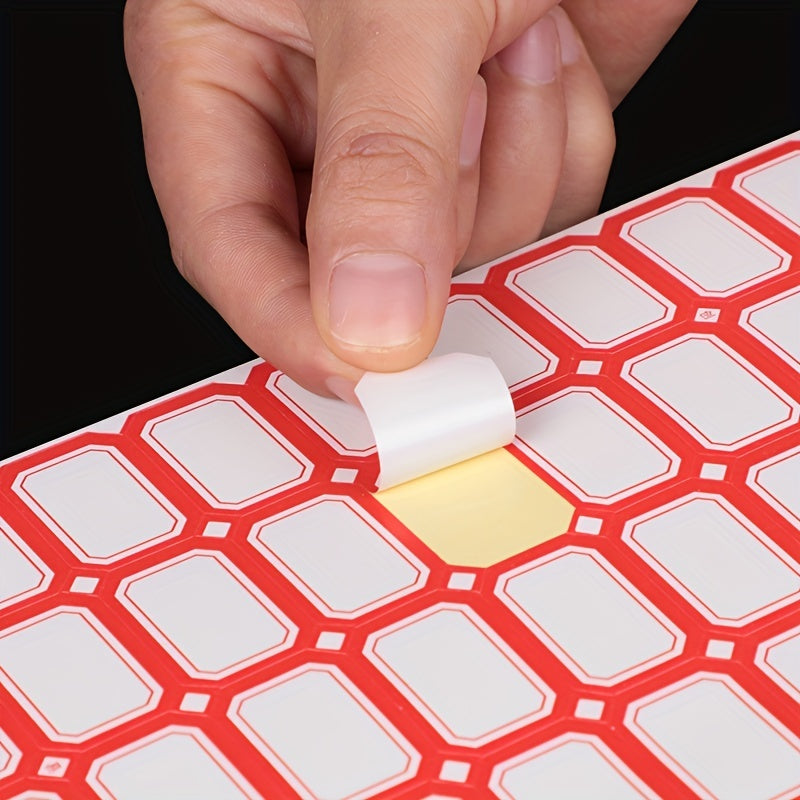 50 Self-Adhesive Blank Stickers-Office Classification Stickers