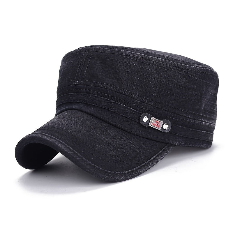 Casual Flat Cap Military Sun Hat Unisex Baseball Cap