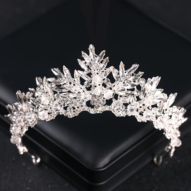 Vintage Crystal Bridal Tiara Wedding Women Hair Jewelry