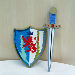 2 Soft Foam Toy Sword and Shield for Role Playing Stage Props Birthday Parties