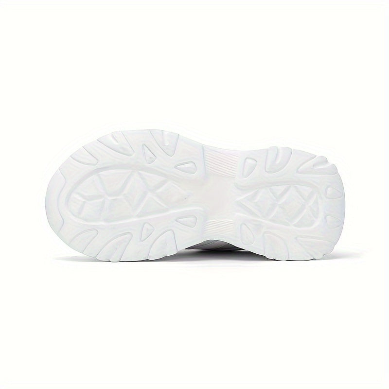 Girls' Chunky Shoes with Rotating Buckle Non Slip Soft Sole Sneakers