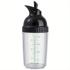 Leak Proof Salad Dressing Shaker Glass Jar Lid Essential Kitchen