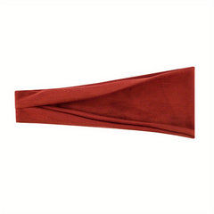 Men's Solid Sports Headband Yoga Sweat Absorption Running Fitness