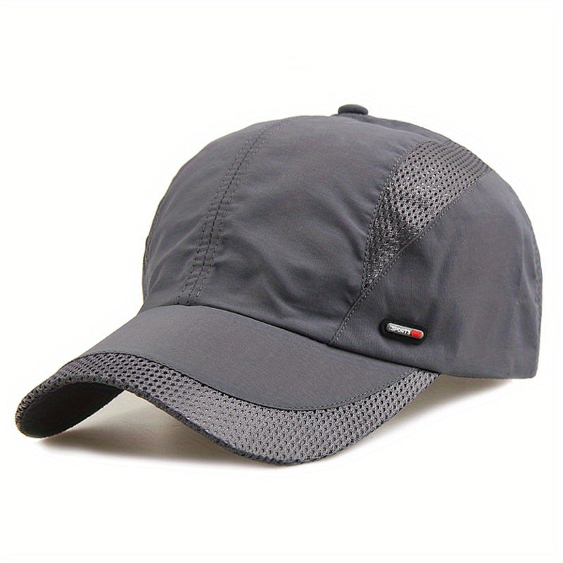 Quick Drying Mesh Baseball Cap Lightweight Sun Hat for Women & Men