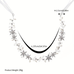 Pearl Crystal Headband Wedding Accessories