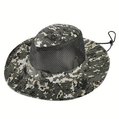 Camouflage Fishing Hat Sun Protection Bucket Hat for Outdoor Activities