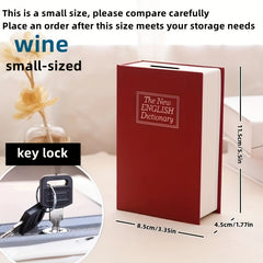 Book Money Box With Password Lock Safe Hidden Secret Storage Box