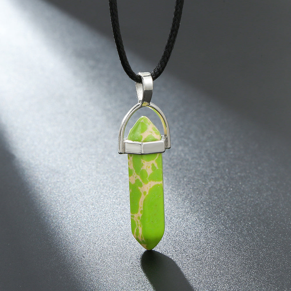 Natural Stone Energy Collar Necklace