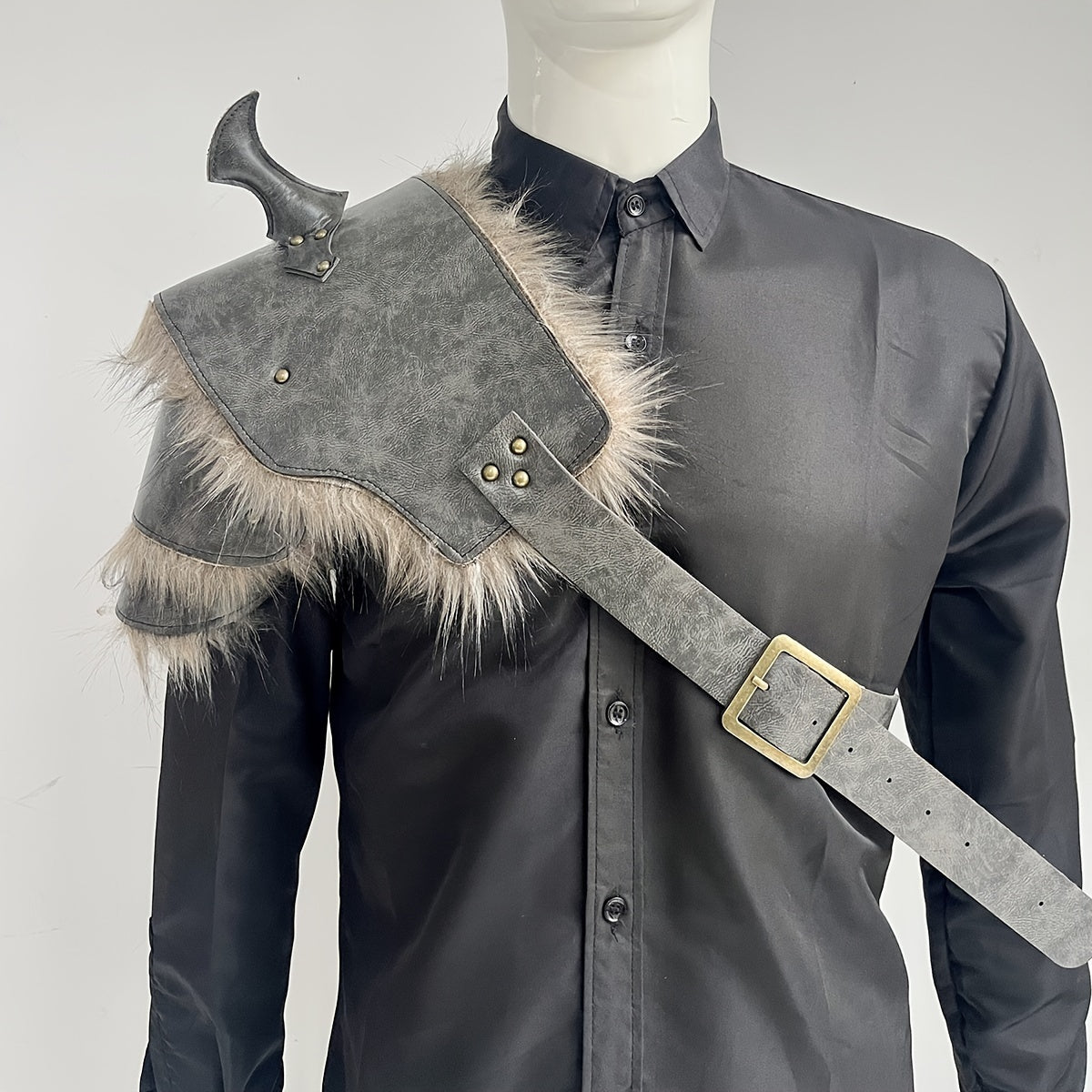 Viking Renaissance Costume Shoulder Armor Halloween Cosplay Props