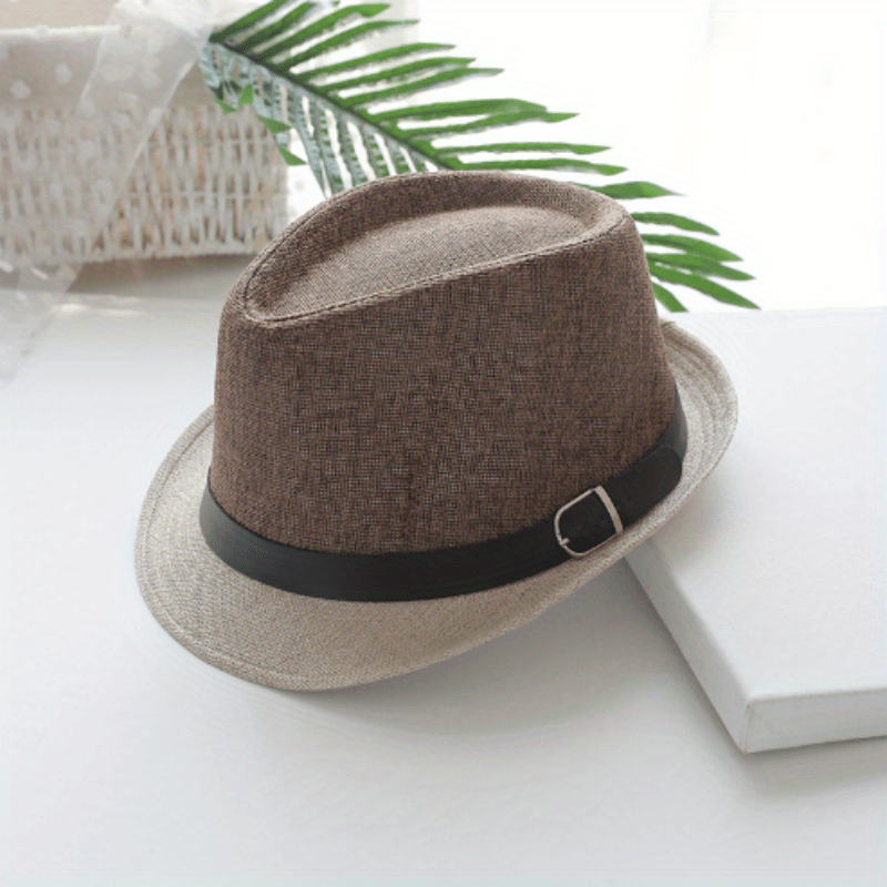 Straw Sunscreen Hat for Couples Outdoor Sunshade