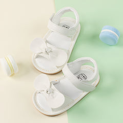 Bowknot Open Toe Sandals Baby Girls Non slip Beach Summer Lightweight
