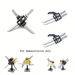 Small Particle Building Blocks Doll Weapon Storage & Prop Sword Toy Accessories