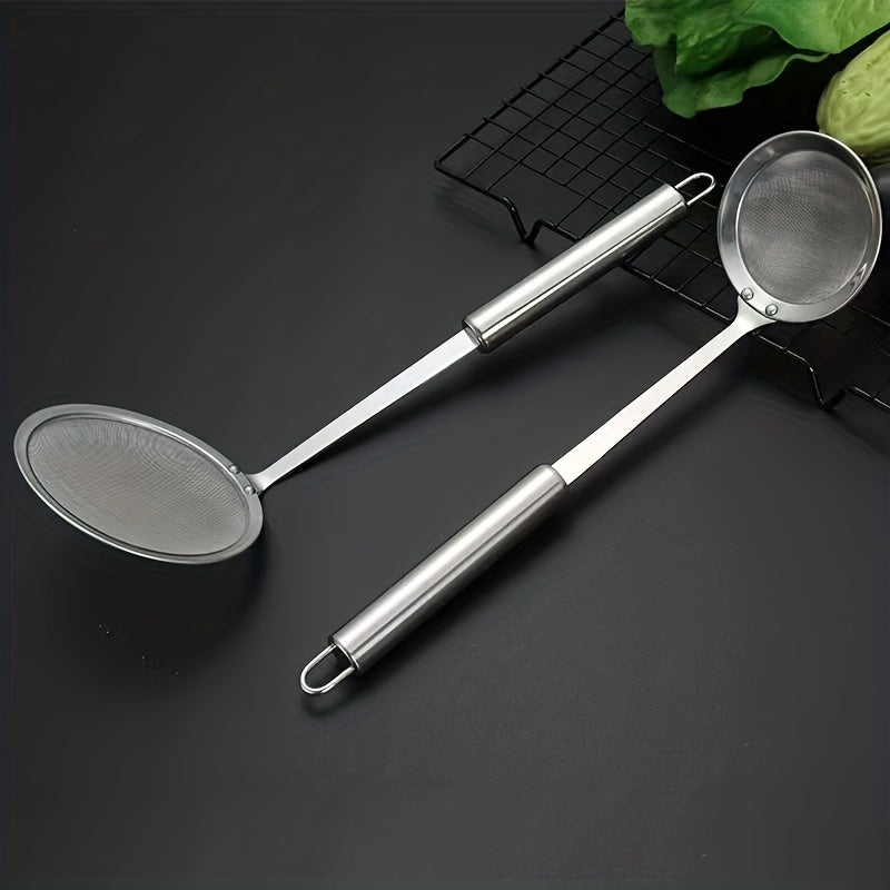 304 Stainless Steel Skimmer Spoon Residue Filter