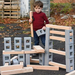 5 Pack Classic Foam Building Blocks Soft Sponge Pebbles Non Toxic Construction