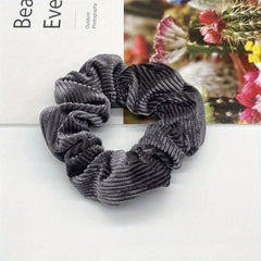 Ladies Large Scrunchie Hair Rings Retro Ponytail Holder Hair Accessories