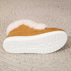 Plush Thermal High Top Slip On Ankle Boots Winter Snow Boots