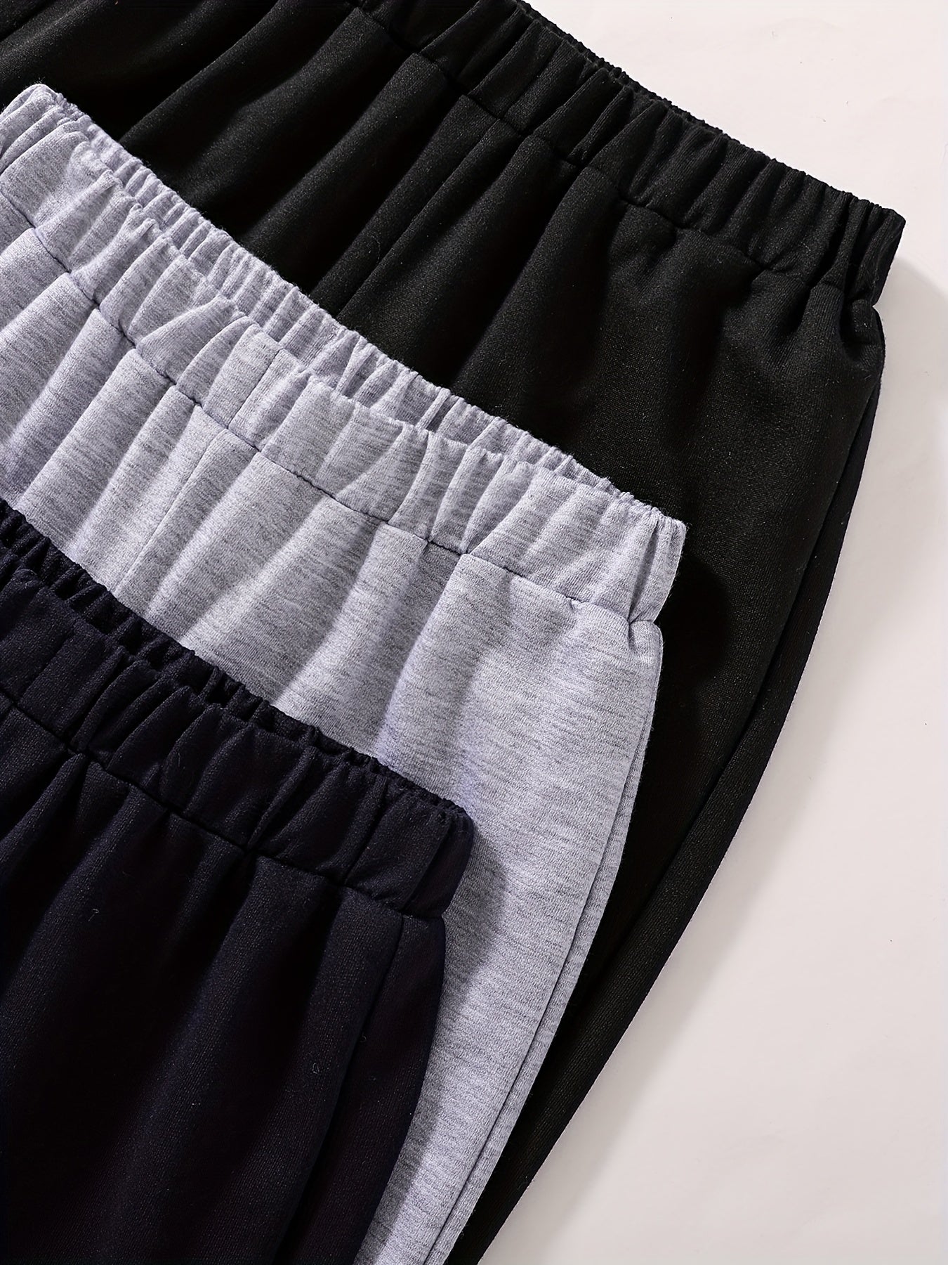 3pcs Boys Casual Long Pants for Spring and Autumn Kids Clothing