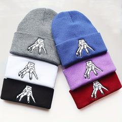 Fashionable Street Solid Woolen Brimless Hats for Men and Teens