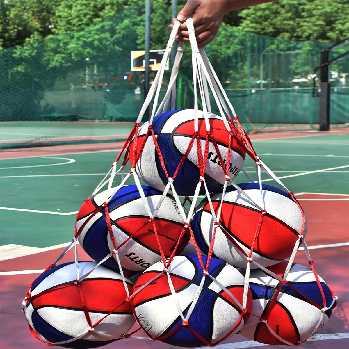 Portable Thickened Basketball Storage Net Large Capacity