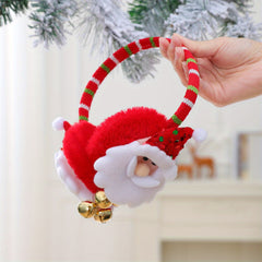 Christmas Elf & Snowman Ear Headbands with Bells