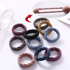 20pcs Hair Ties for Women Girls Non Slip Seamless Hair Bands Thick Curly Hair