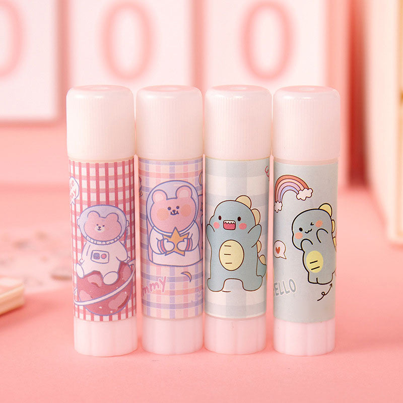 4pcs Solid Glue Stick for Office Stationery