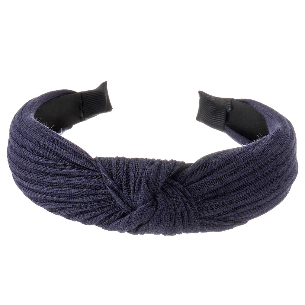 Twist Knotted Headband Solid Hair Hoop Cross Knot Women's Hair Accessories