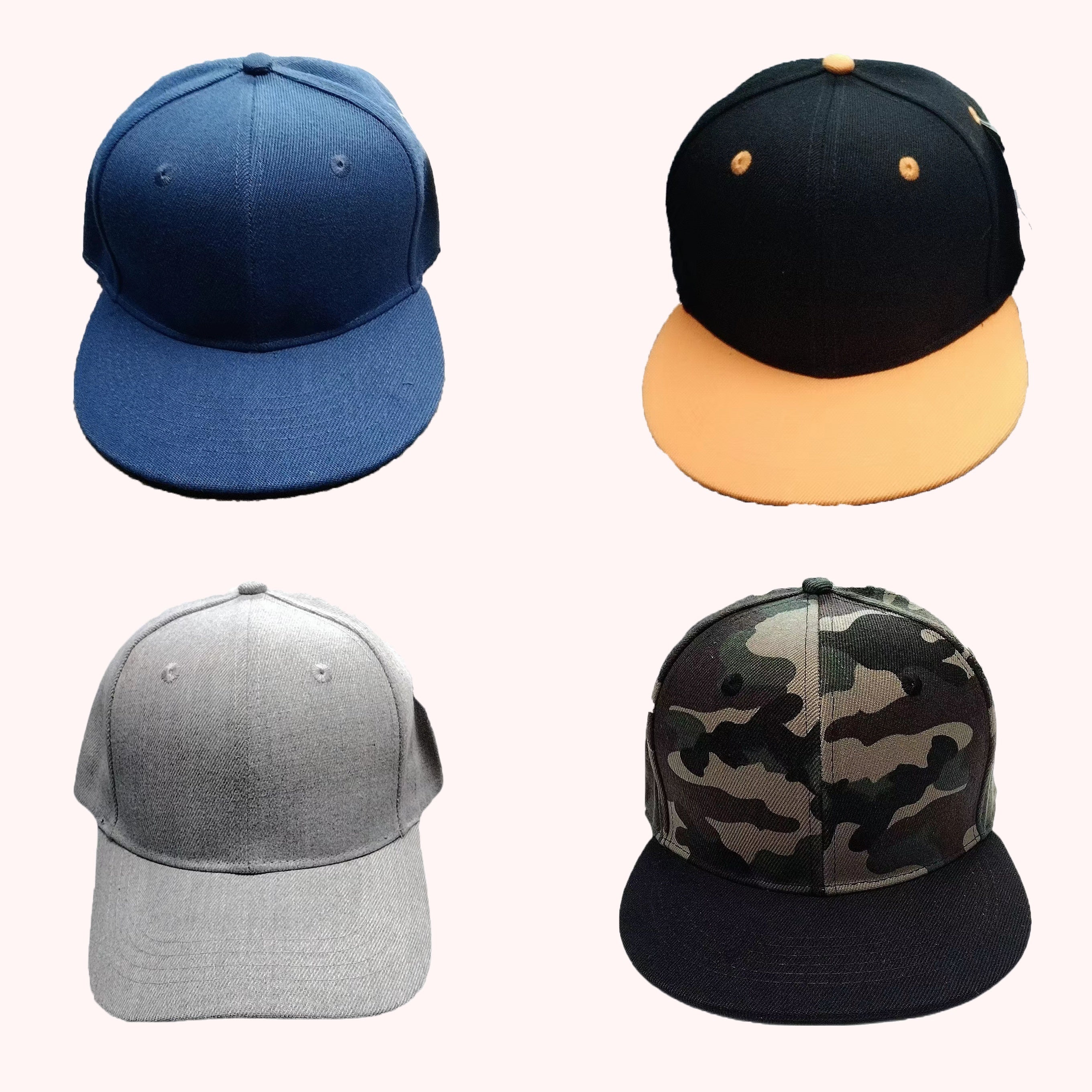 Hip Hop Casual Snapback Hat Solid Camouflage Baseball Cap Unisex