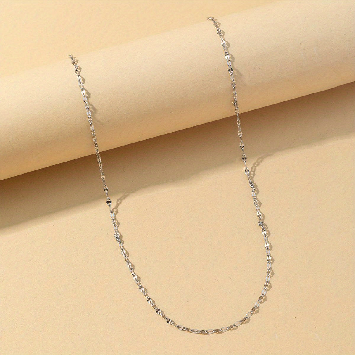 Golden Lips Chain Stainless Steel Men's Clavicle Chain