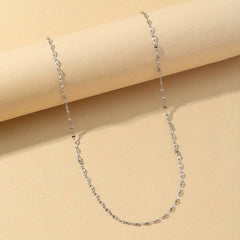Golden Lips Chain Stainless Steel Men's Clavicle Chain
