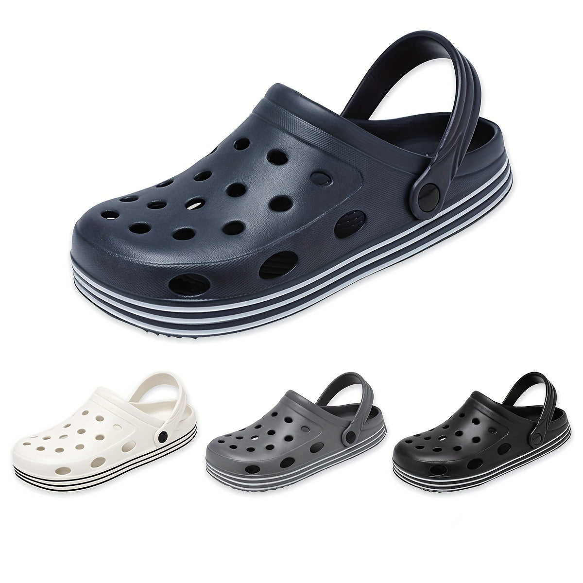 Men's Lightweight Garden Clogs Comfortable Sandals